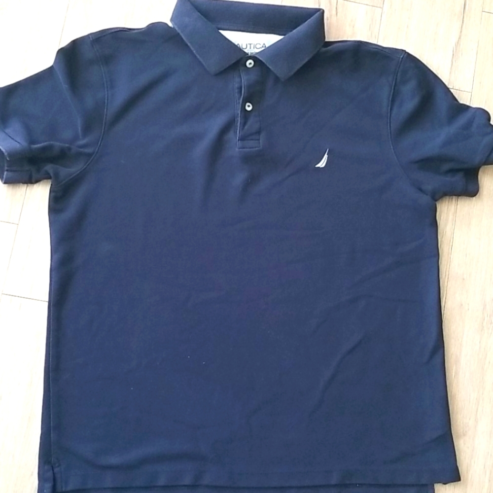 Mens Nautica button down polo